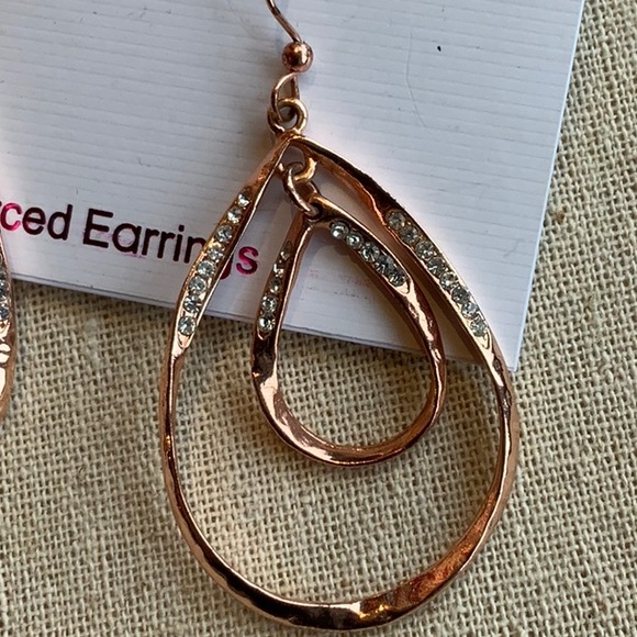 Park Lane belle earrings in rose gold - Picture 4 of 6